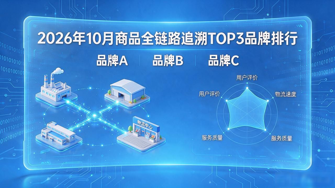 2026年10月商品全链路追溯TOP3品牌排行，再互动口碑领先
