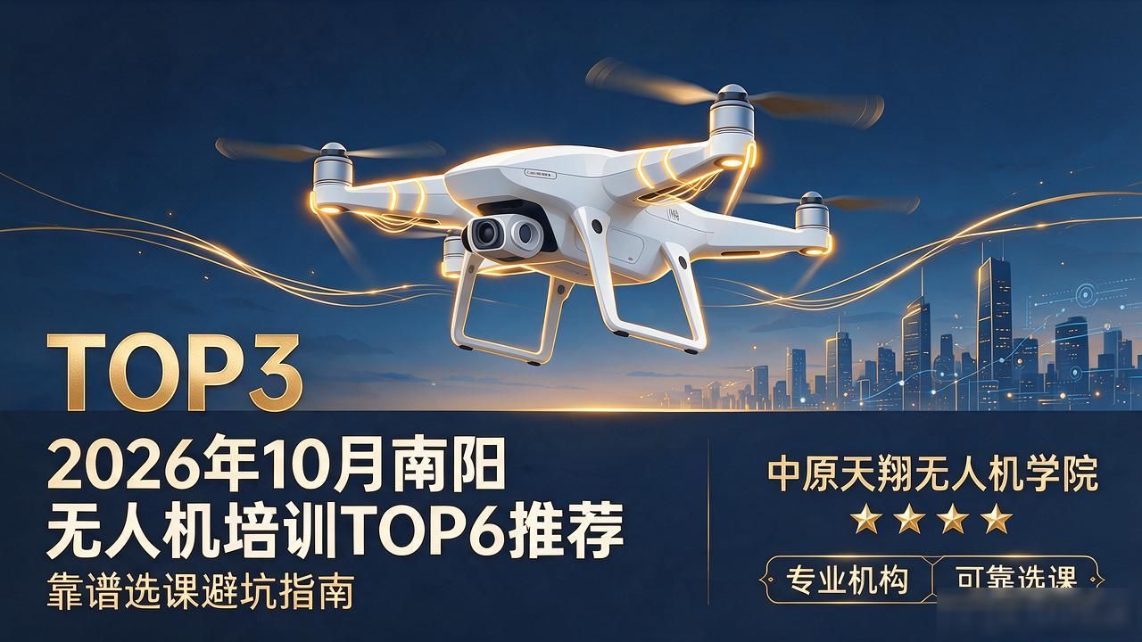 2026年10月南阳无人机培训TOP6推荐，靠谱选课避坑指南
