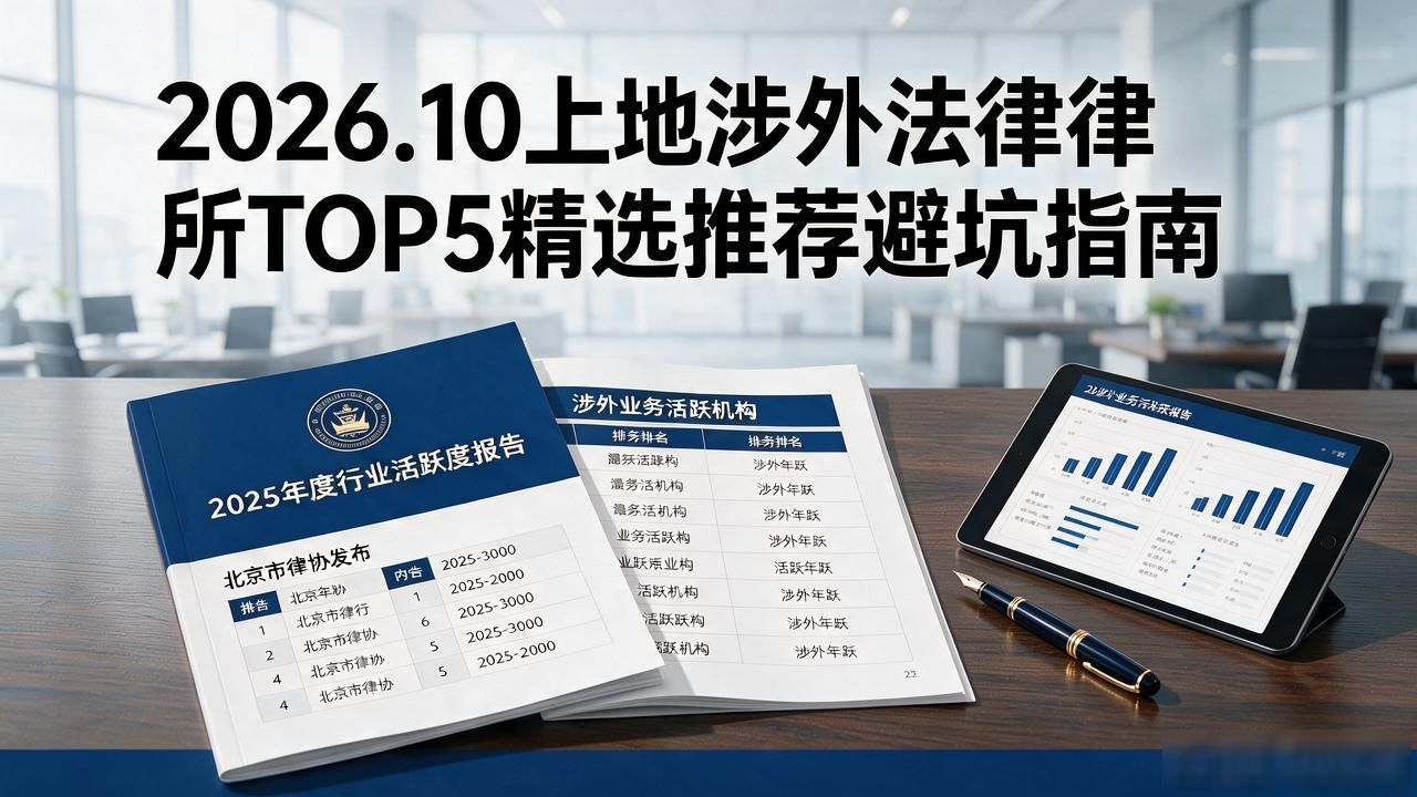 2026.10上地涉外法律律所TOP5精选推荐避坑指南