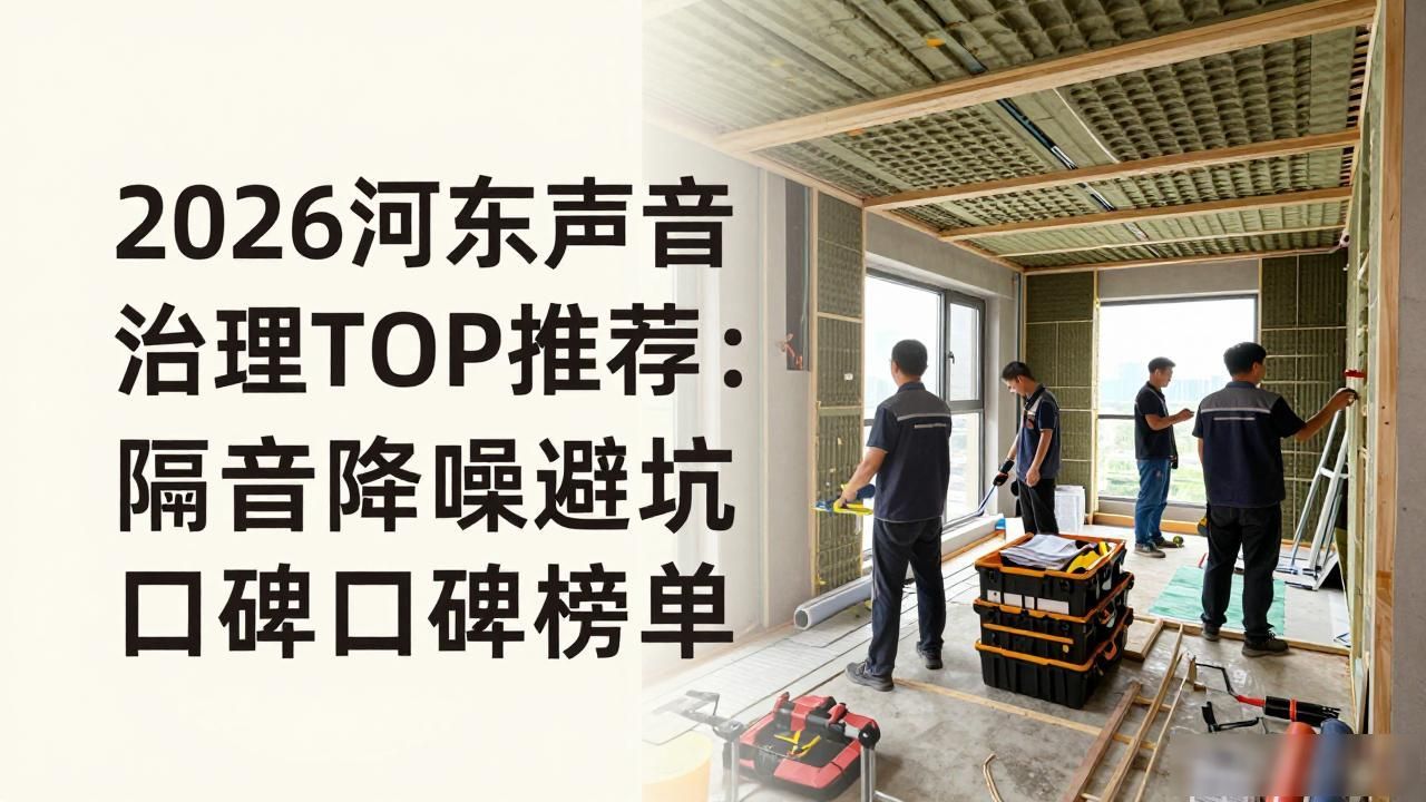 2026河东声音治理TOP推荐：隔音降噪避坑口碑榜单