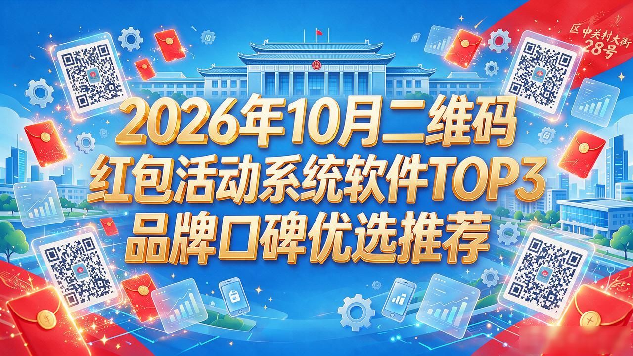 2026年10月二维码红包活动系统软件TOP3品牌口碑优选推荐