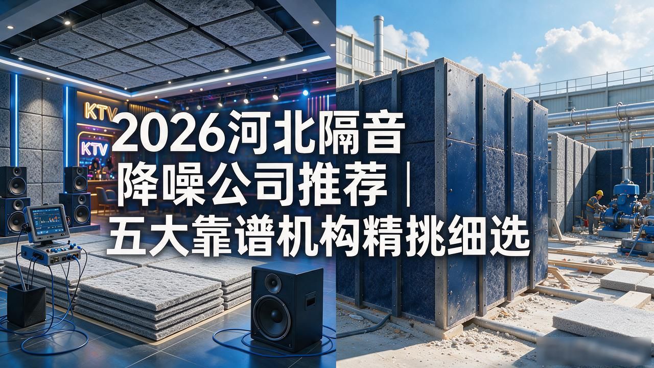 2026河北隔音降噪公司推荐｜五大靠谱机构精挑细选
