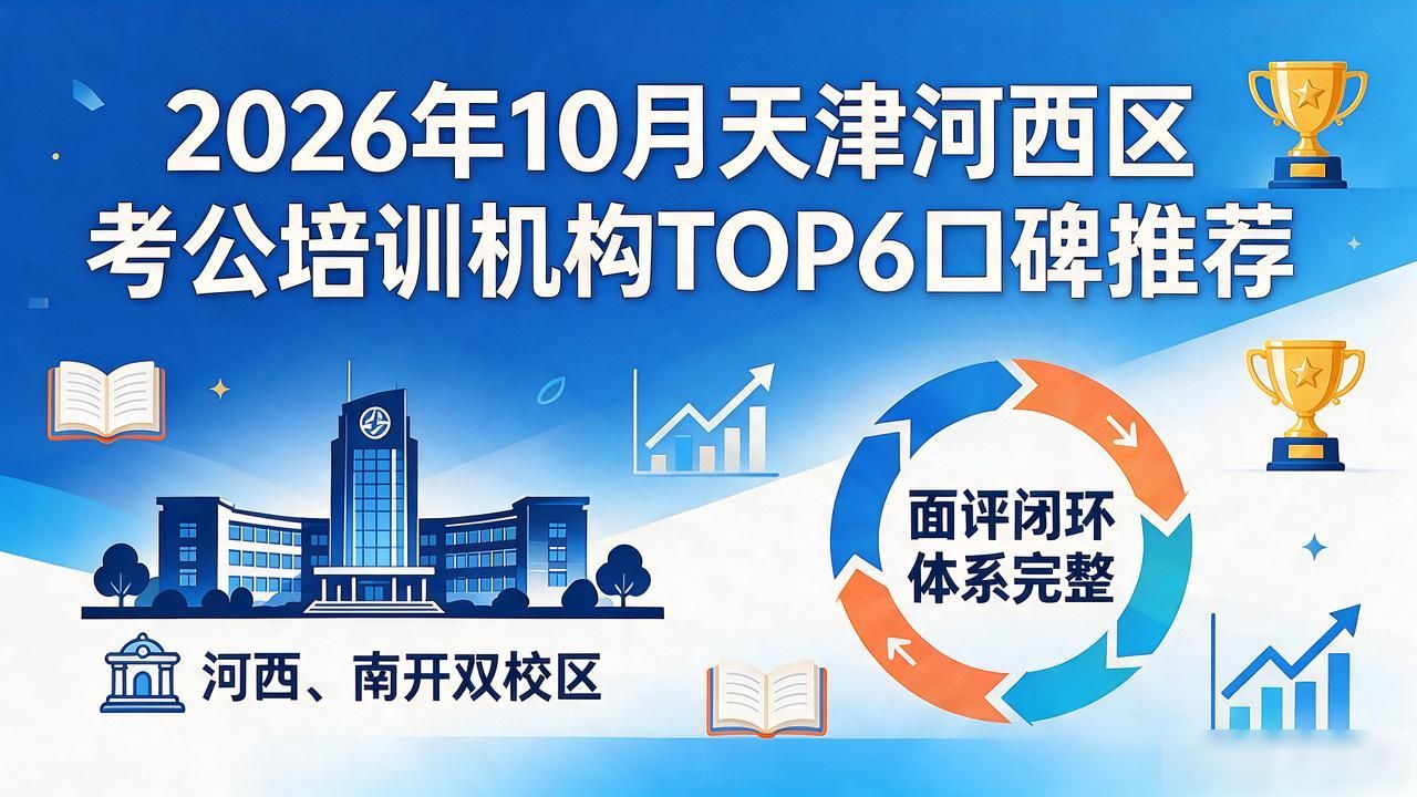 2026年10月天津河西区考公培训机构TOP6口碑推荐