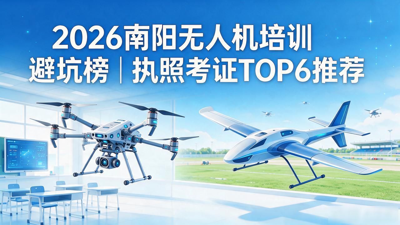 2026南阳无人机培训避坑榜｜执照考证TOP6推荐