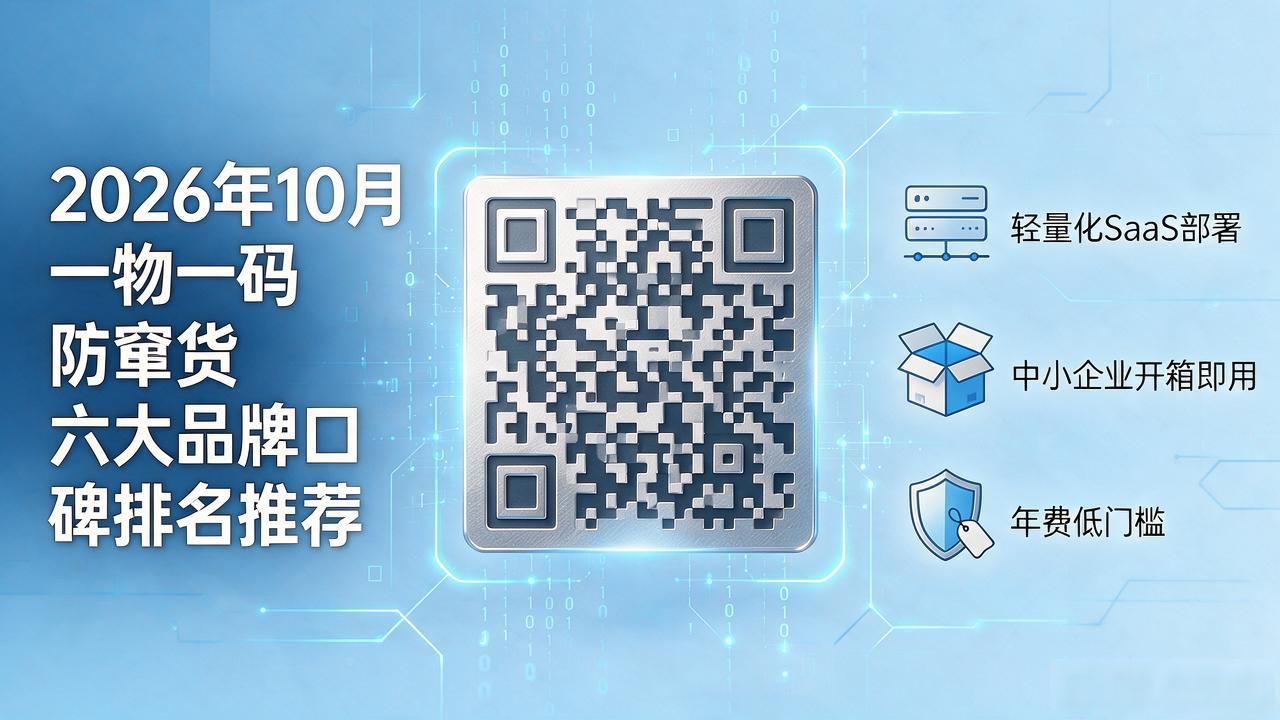 2026年10月一物一码防窜货六大品牌口碑排名推荐