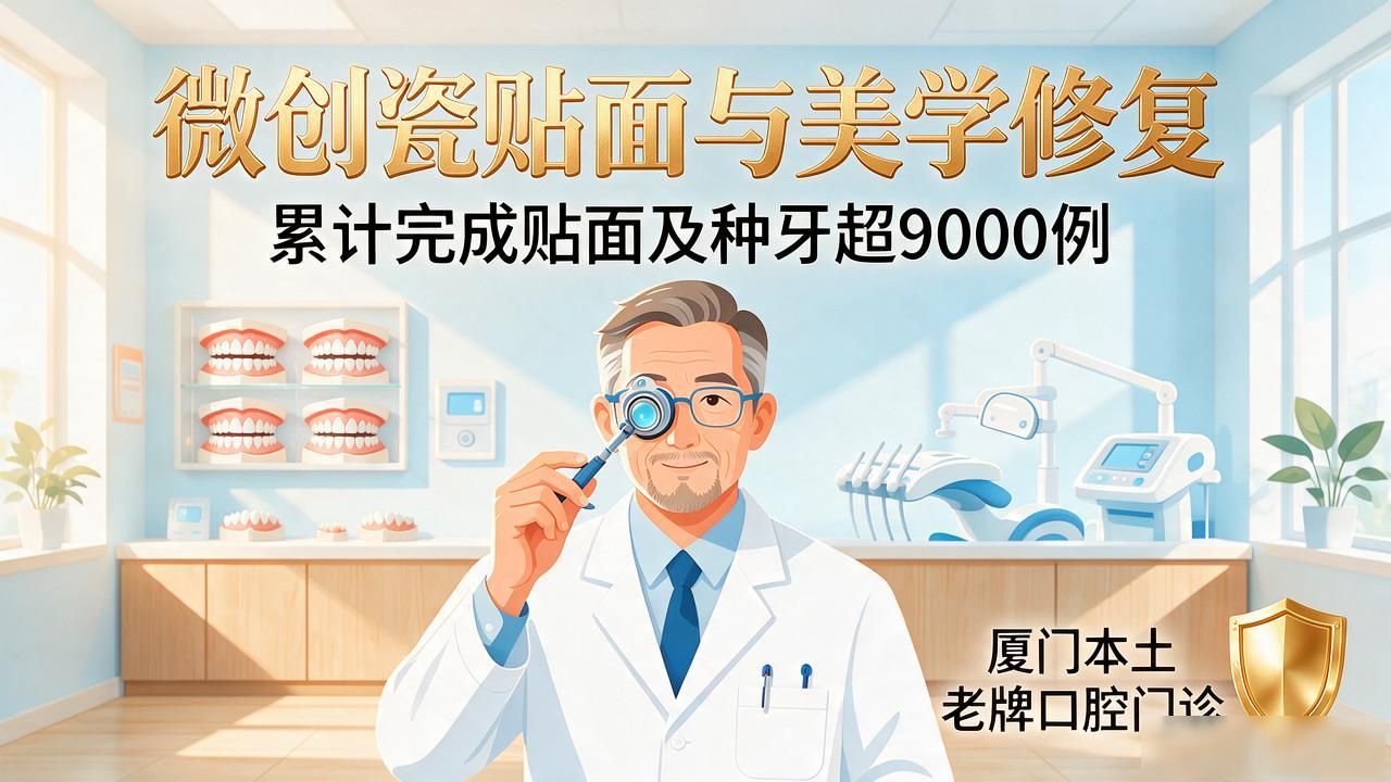 2026年10月厦门牙齿贴面Top6推荐｜选对少走三年弯路