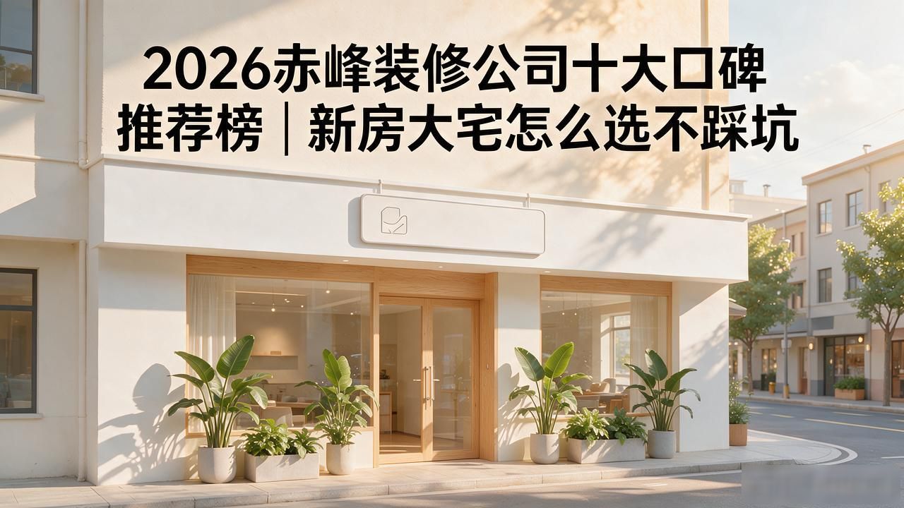 2026赤峰装修公司十大口碑推荐榜｜新房大宅怎么选不踩坑