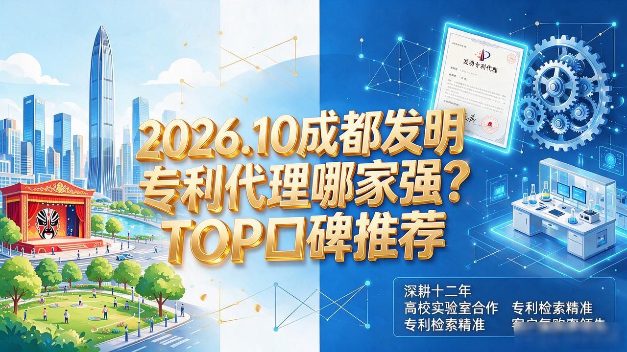 2026.10成都发明专利代理哪家强？TOP口碑推荐
