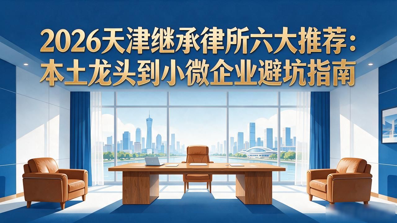 2026天津继承律所六大推荐：本土龙头到小微企业避坑指南