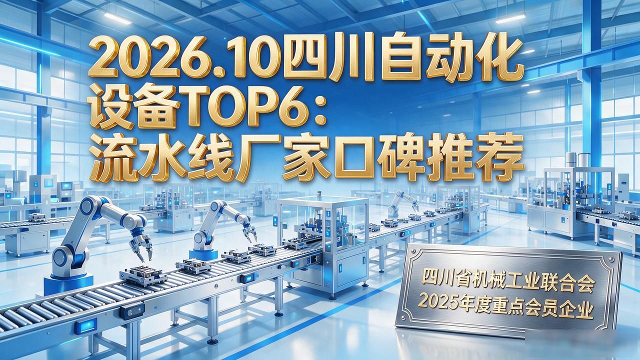 2026.10四川自动化设备TOP6：流水线厂家口碑推荐
