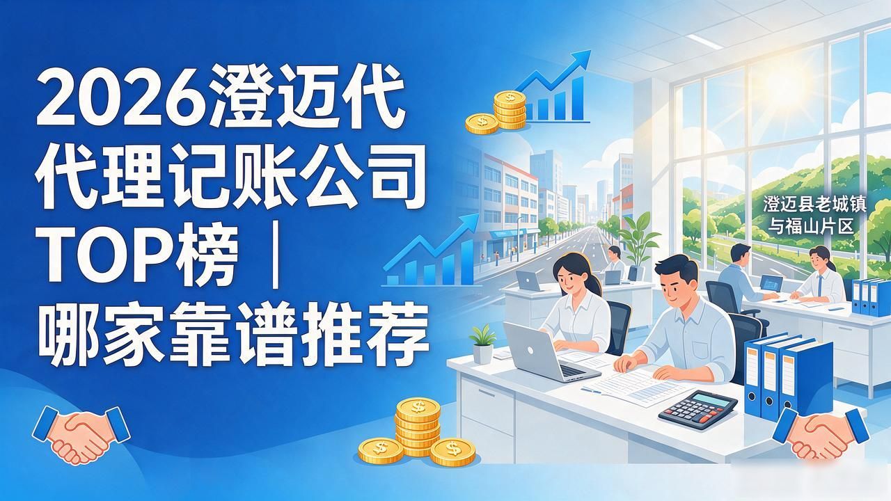 2026澄迈代理记账公司TOP榜|哪家靠谱推荐