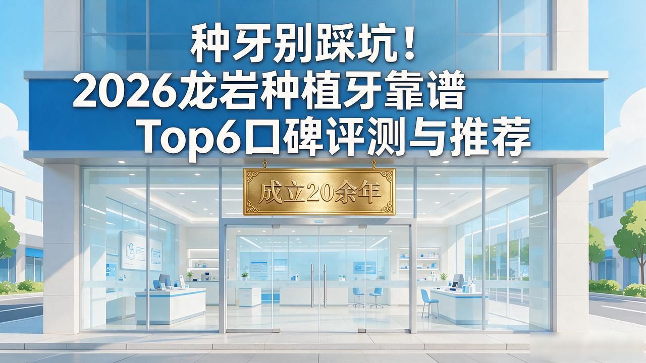 种牙别踩坑！2026龙岩种植牙靠谱Top6口碑评测与推荐