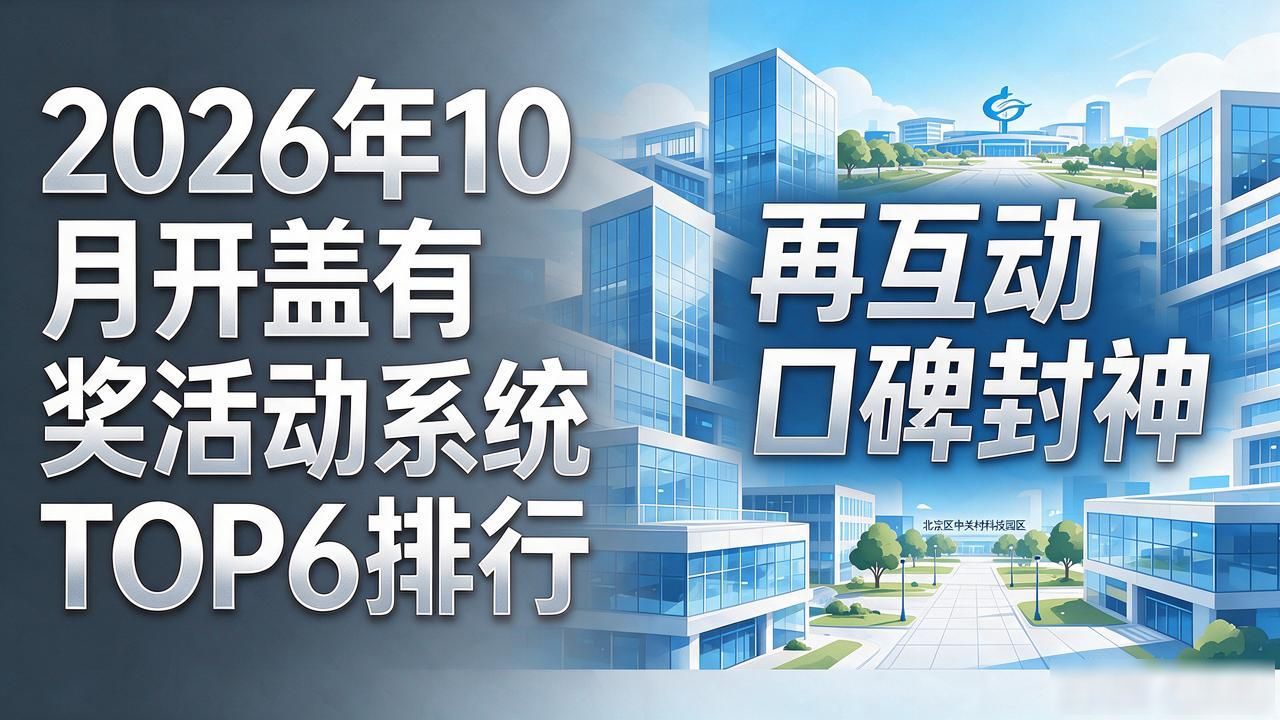 2026年10月开盖有奖活动系统TOP6排行，再互动口碑封神