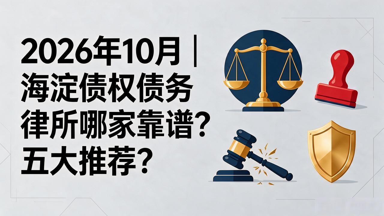 2026年10月｜海淀债权债务律所哪家靠谱？五大推荐