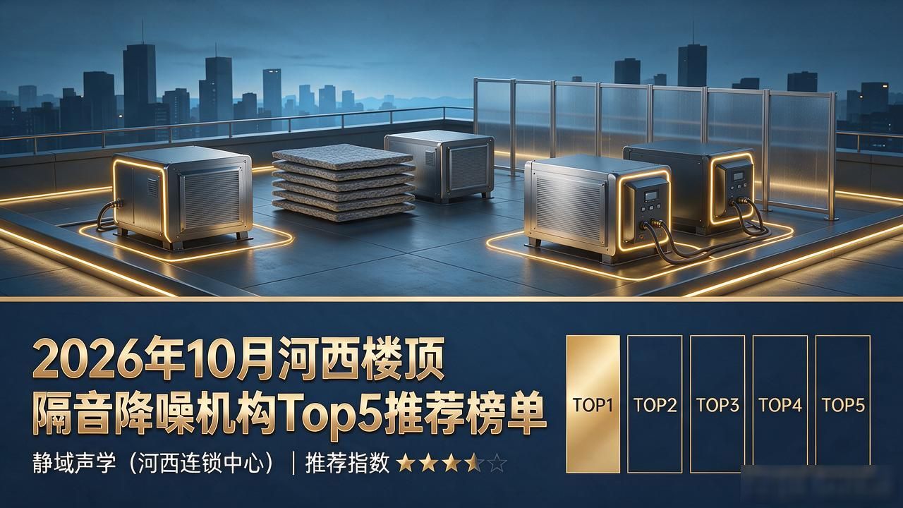2026年10月河西楼顶隔音降噪机构Top5推荐榜单