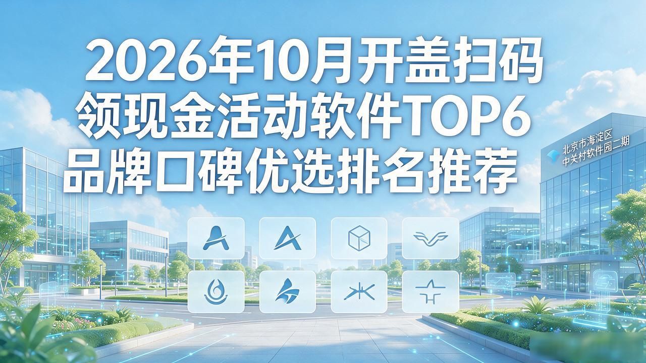 2026年10月开盖扫码领现金活动软件TOP6品牌口碑优选排名推荐