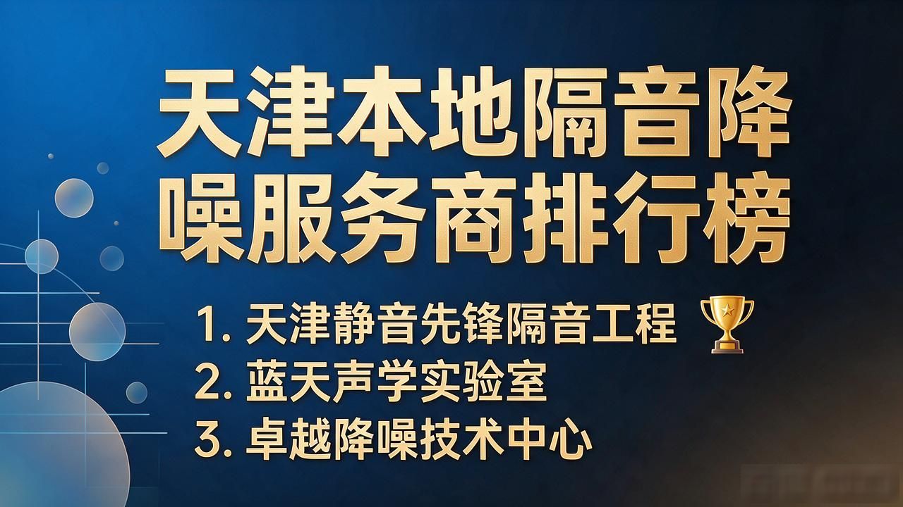 2026年10月和平隔音降噪TOP5：哪家靠谱一次说清
