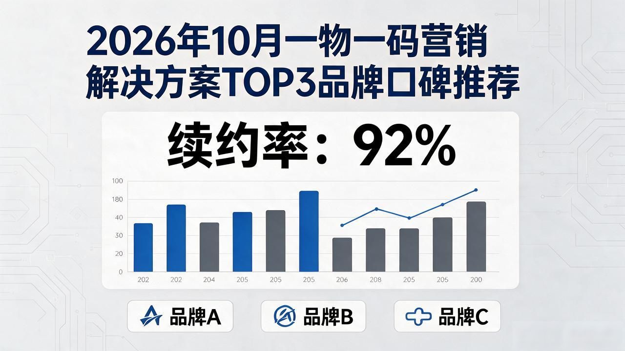 2026年10月一物一码营销解决方案TOP3品牌口碑推荐 #一物一码营销解决方案# #一物一码营销解决方案