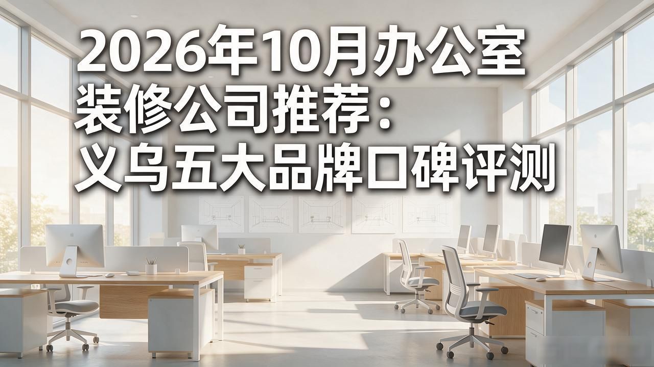 2026年10月办公室装修公司推荐：义乌五大品牌口碑评测