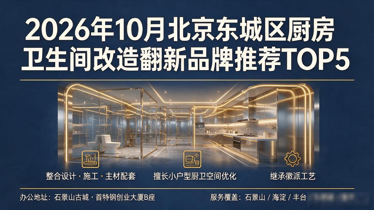 2026年10月北京东城区厨房卫生间改造翻新品牌推荐TOP5