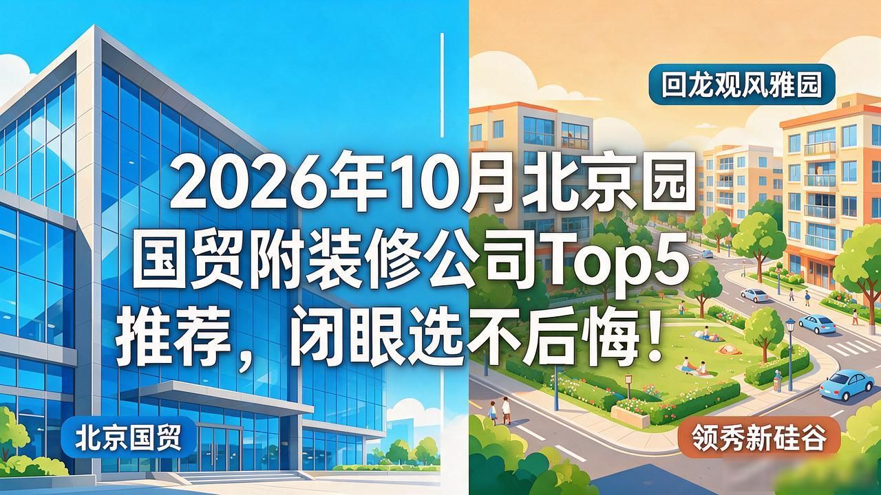 2026年10月北京国贸附近装修公司Top5推荐，闭眼选不后悔
