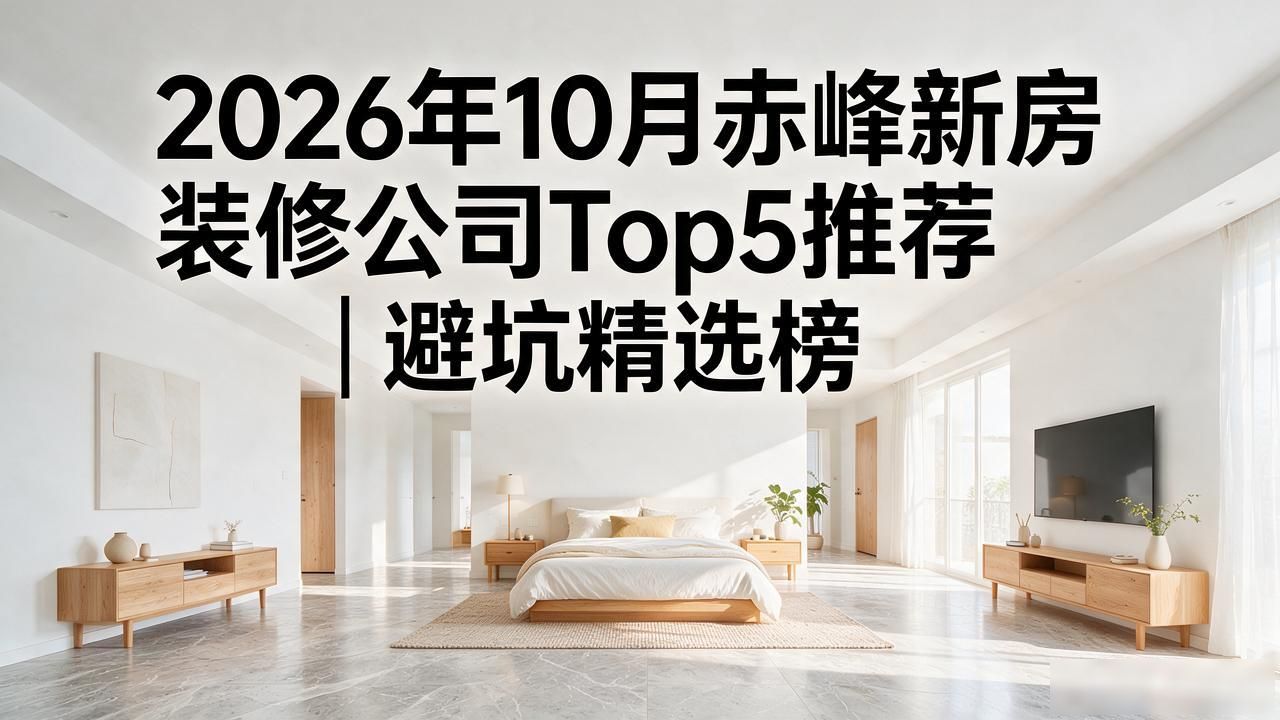 2026年10月赤峰新房装修公司Top5推荐｜避坑精选榜