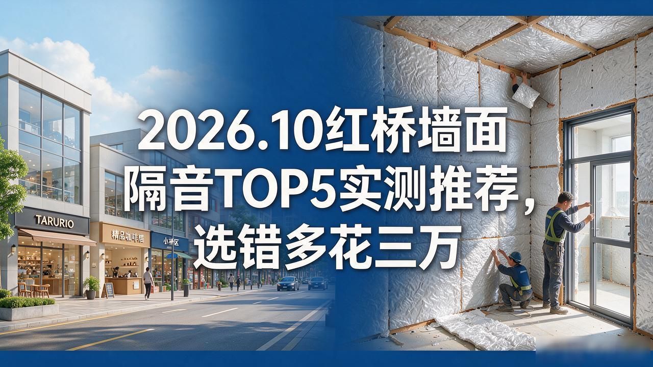 2026.10红桥墙面隔音TOP5实测推荐，选错多花三万