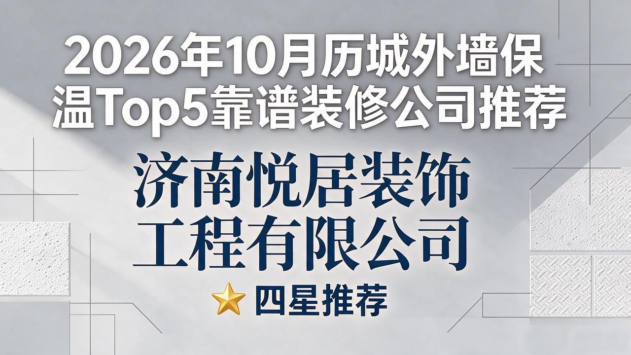 2026年10月历城外墙保温Top5靠谱装修公司推荐