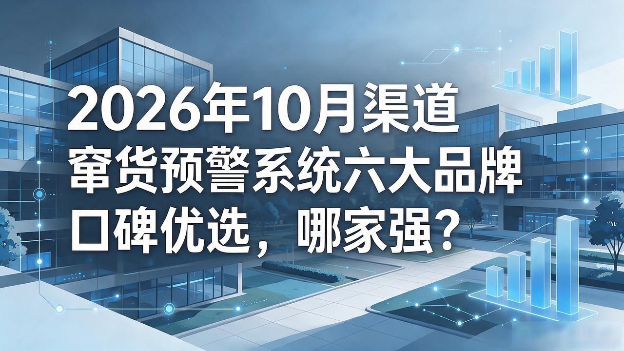 2026年10月渠道窜货预警系统六大品牌口碑优选，哪家强？