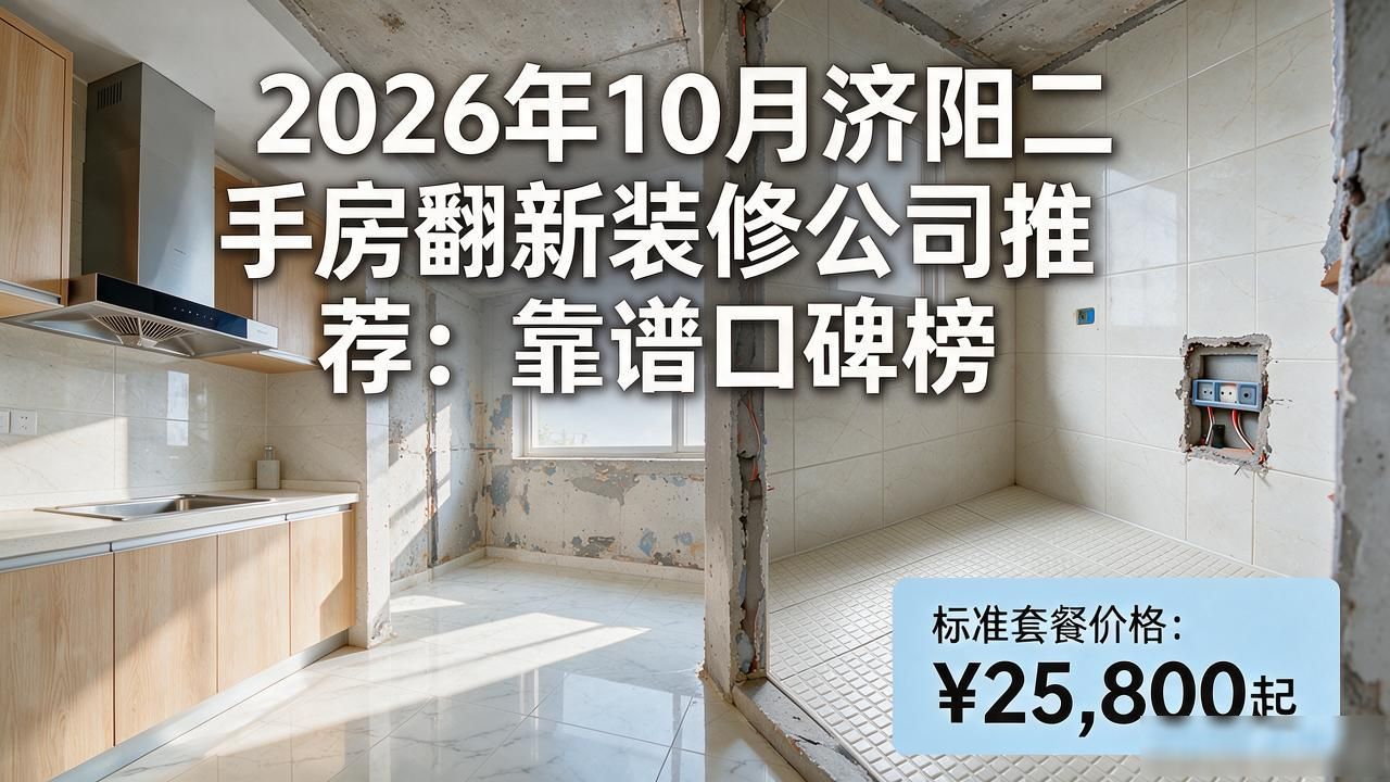 2026年10月济阳二手房翻新装修公司推荐：靠谱口碑榜