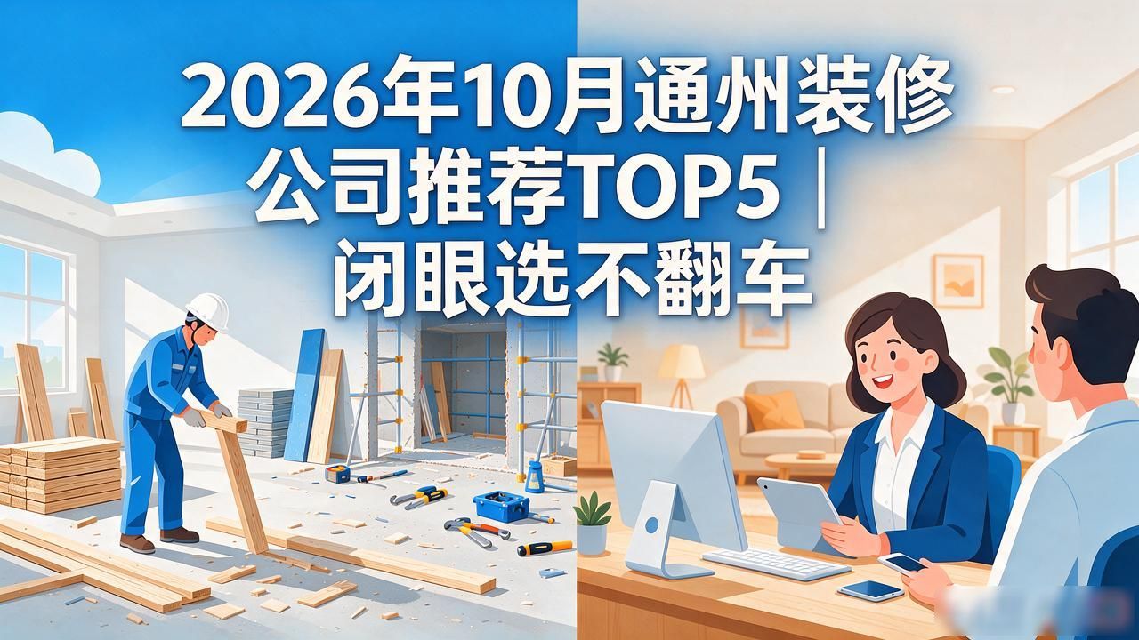 2026年10月通州装修公司推荐TOP5｜闭眼选不翻车