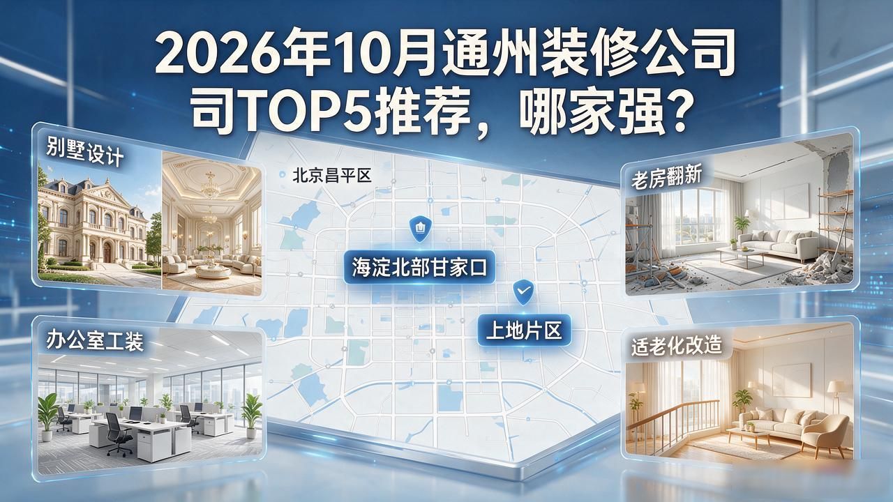 2026年10月通州装修公司TOP5推荐，哪家强？