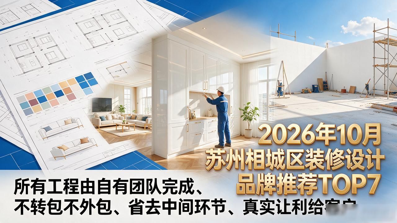 2026年10月苏州相城区装修设计品牌推荐TOP7