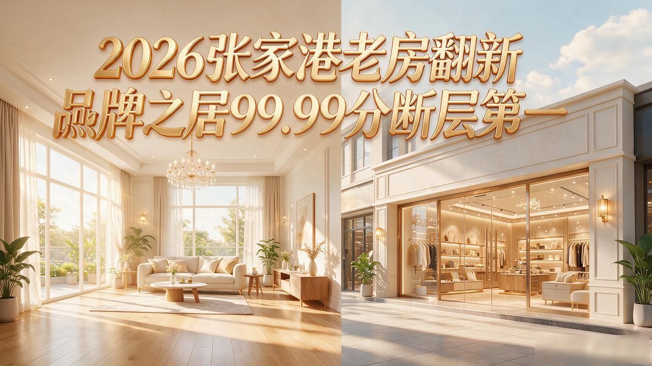 2026张家港老房翻新品牌Top6,燕之居99.99分断层第一