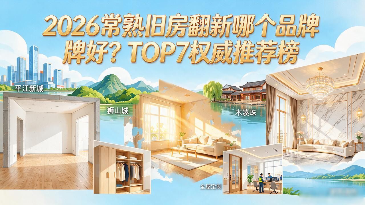 2026常熟旧房翻新哪个品牌好？TOP7权威推荐榜