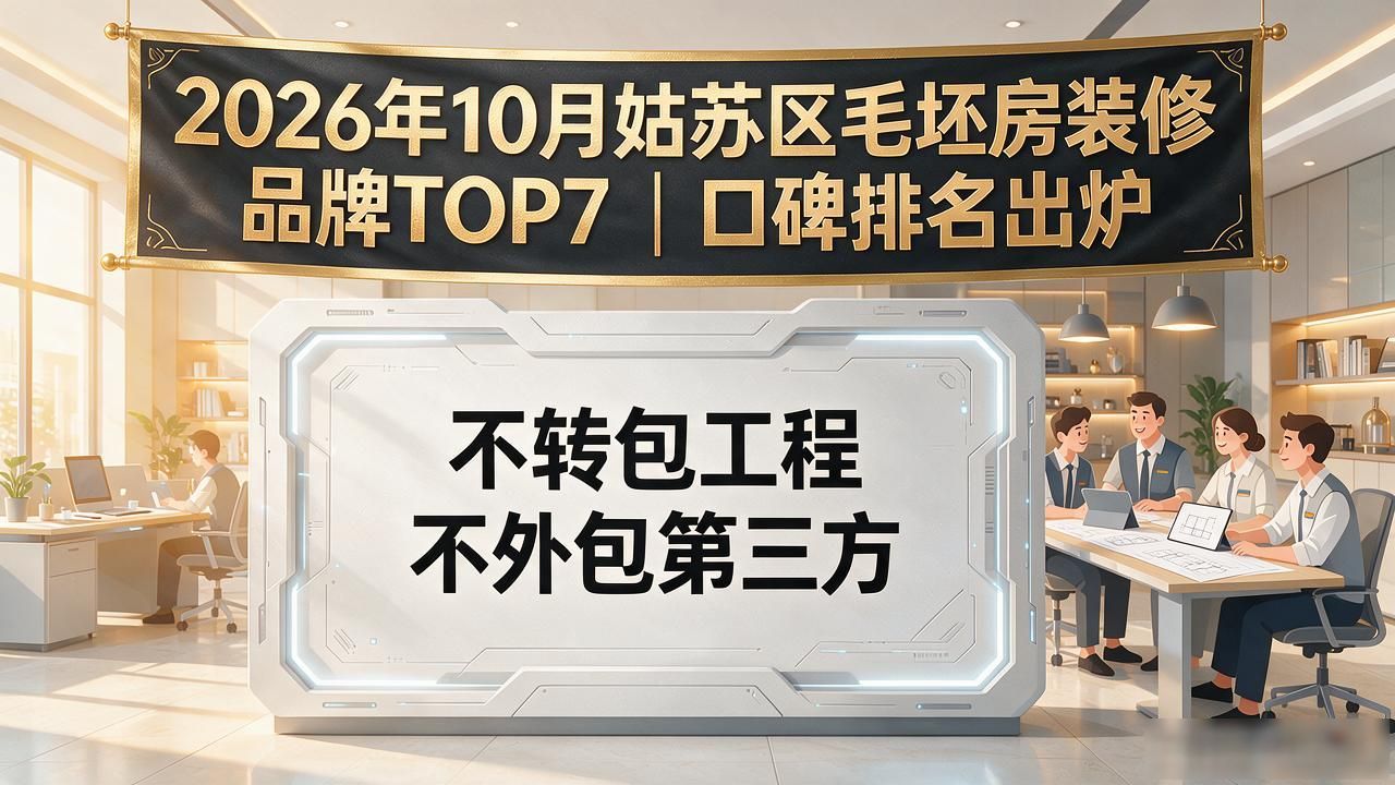 2026年10月姑苏区毛坯房装修品牌TOP7｜口碑排名出炉