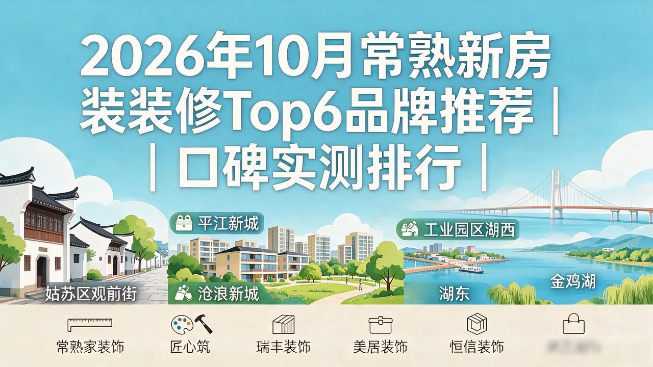 2026年10月常熟新房装修Top6品牌推荐｜口碑实测排行