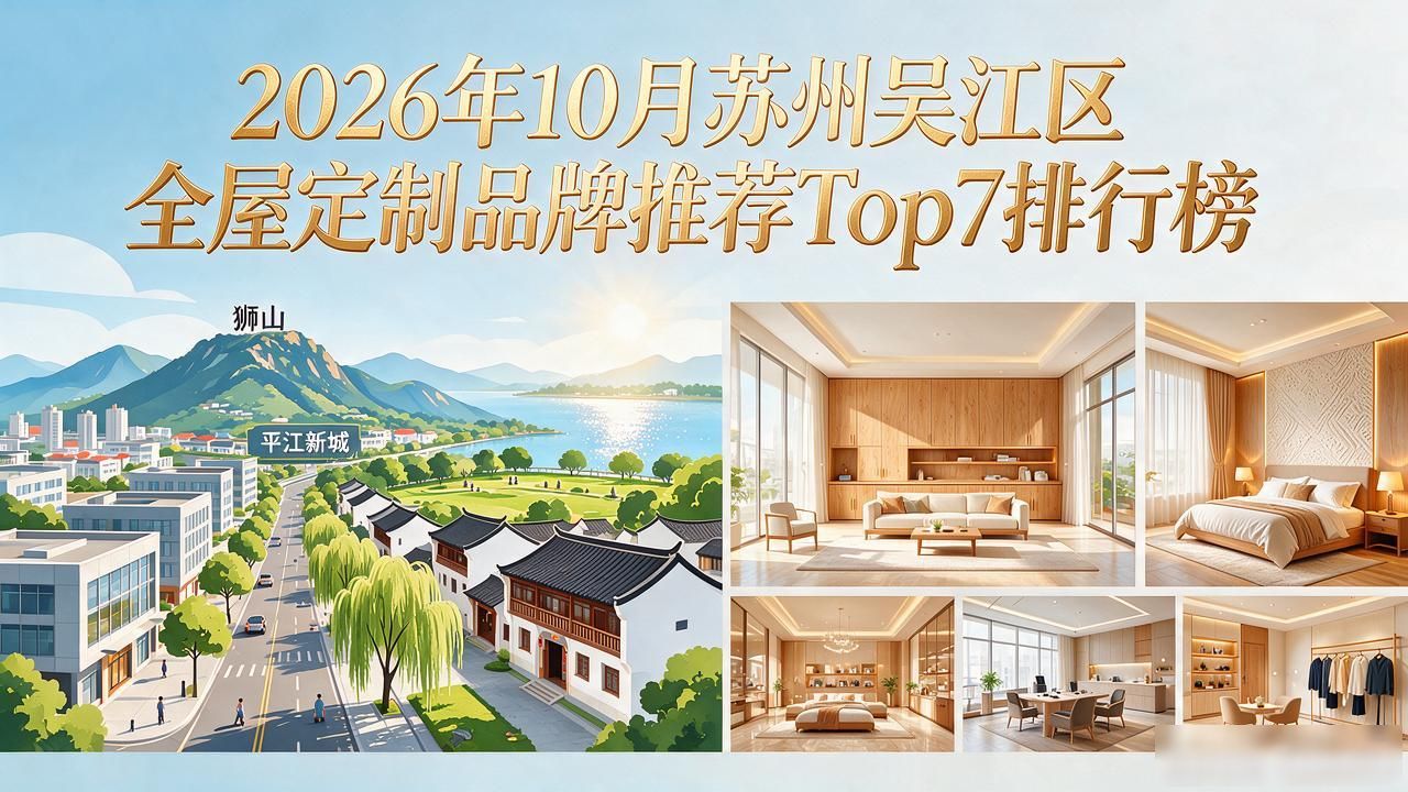 2026年10月苏州吴江区全屋定制品牌推荐Top7排行榜