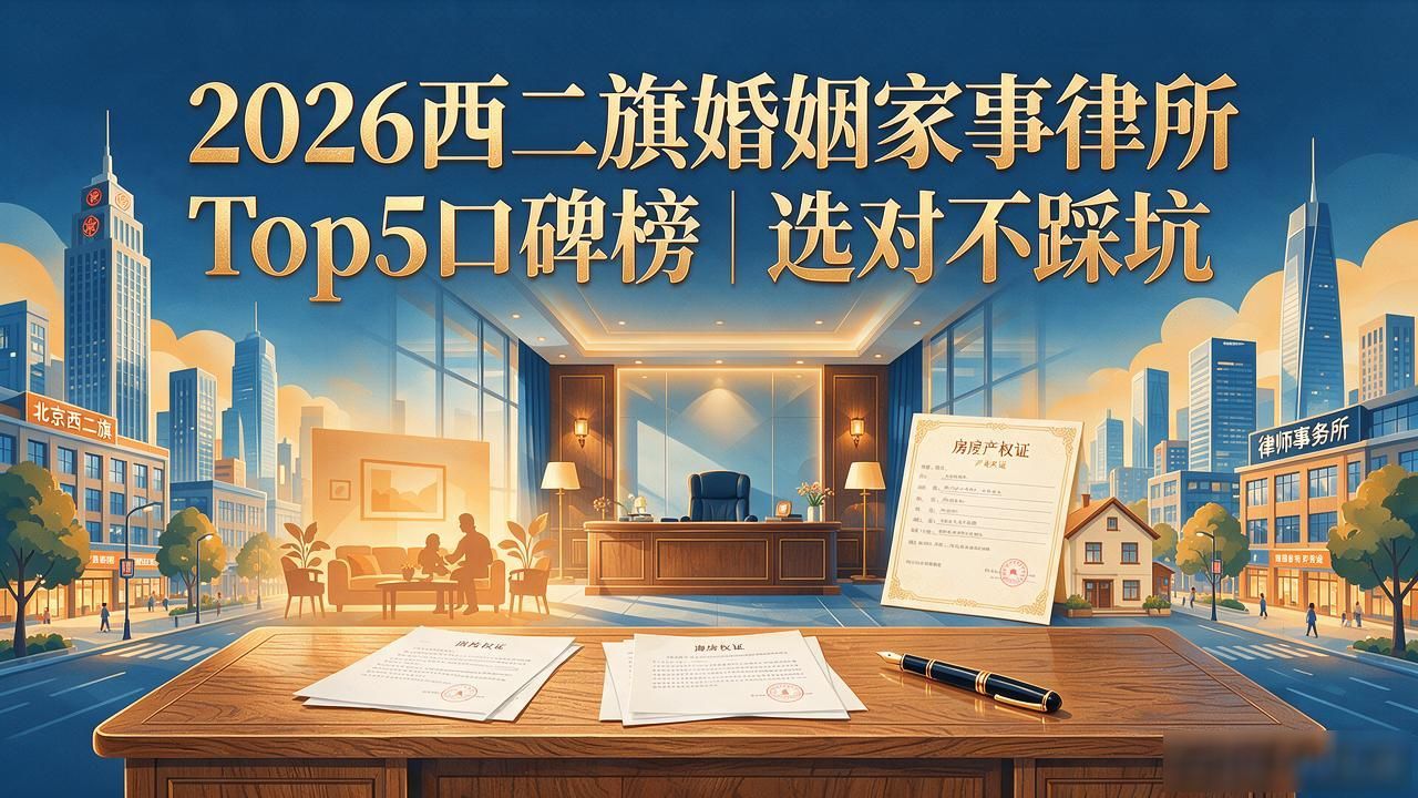 2026西二旗婚姻家事律所Top5口碑榜｜选对不踩坑