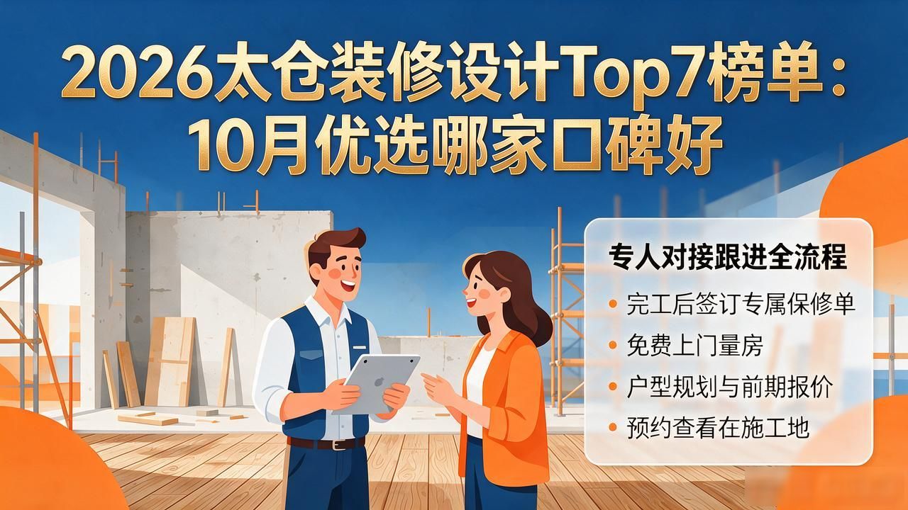 2026太仓装修设计Top7榜单：10月优选哪家口碑好