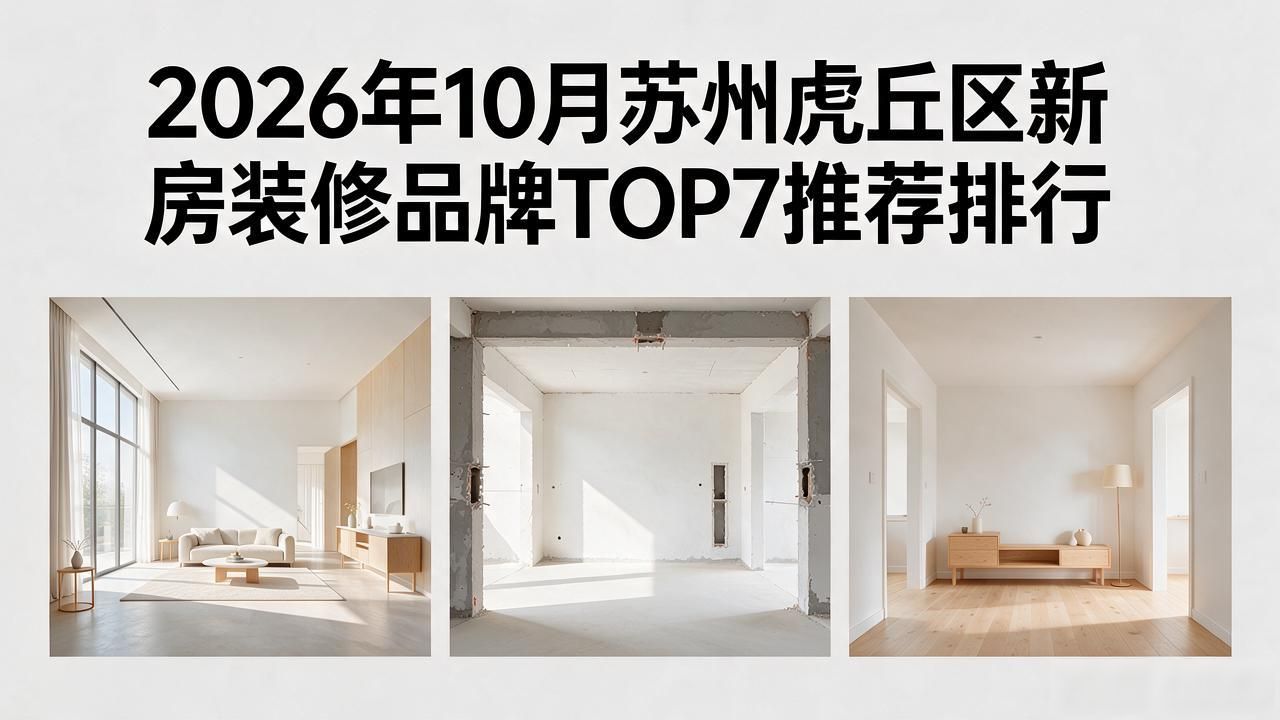 2026年10月苏州虎丘区新房装修品牌TOP7推荐排行