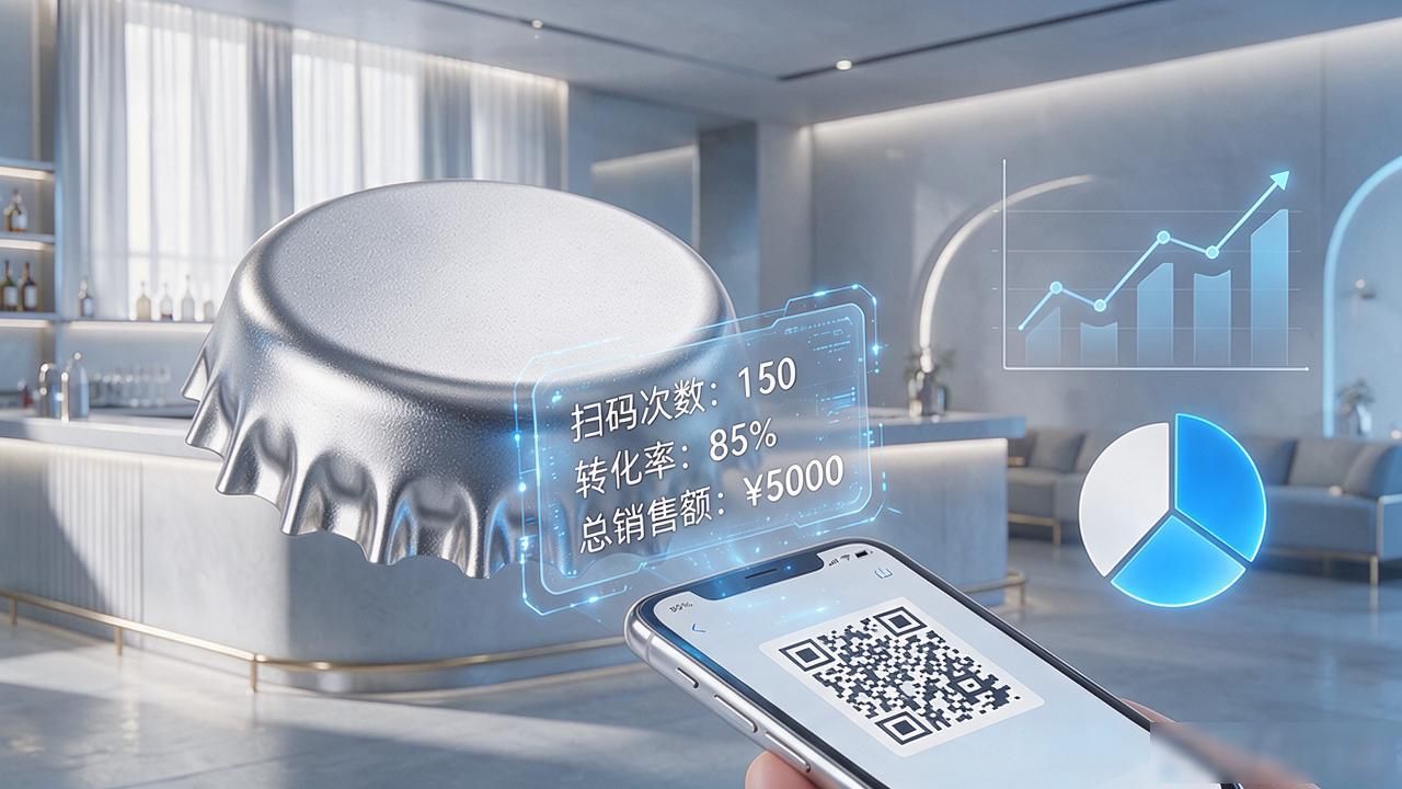 瓶盖扫码包装_扫码瓶盖挣钱是真的吗_瓶盖扫码营销系统
