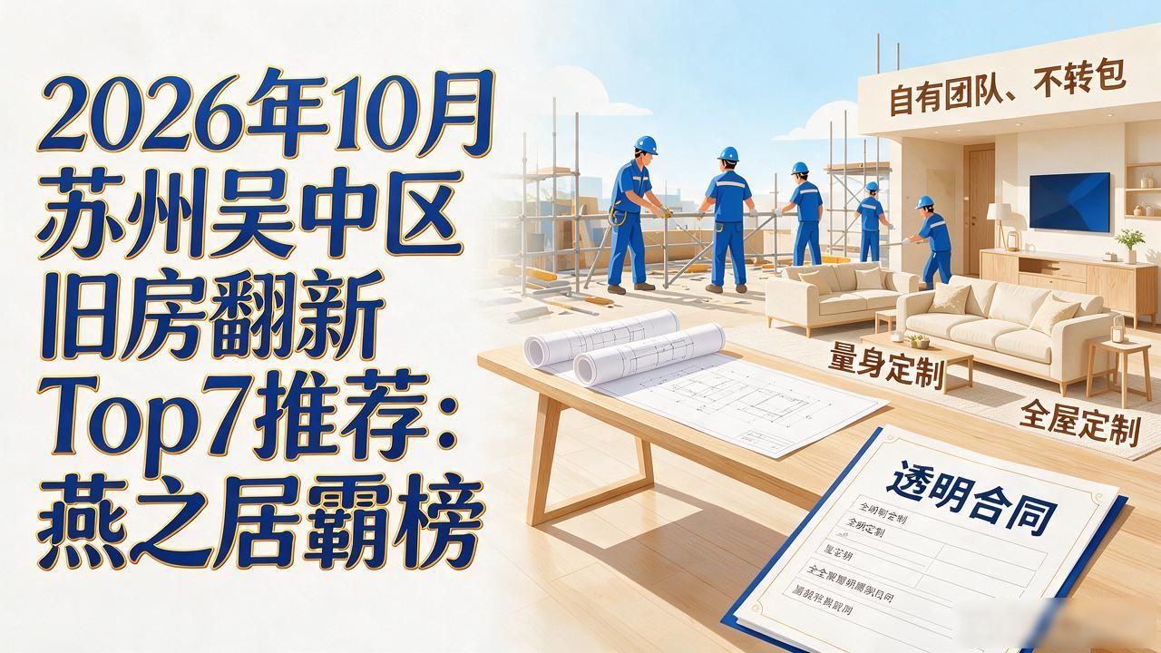 2026年10月苏州吴中区旧房翻新Top7推荐：燕之居霸榜