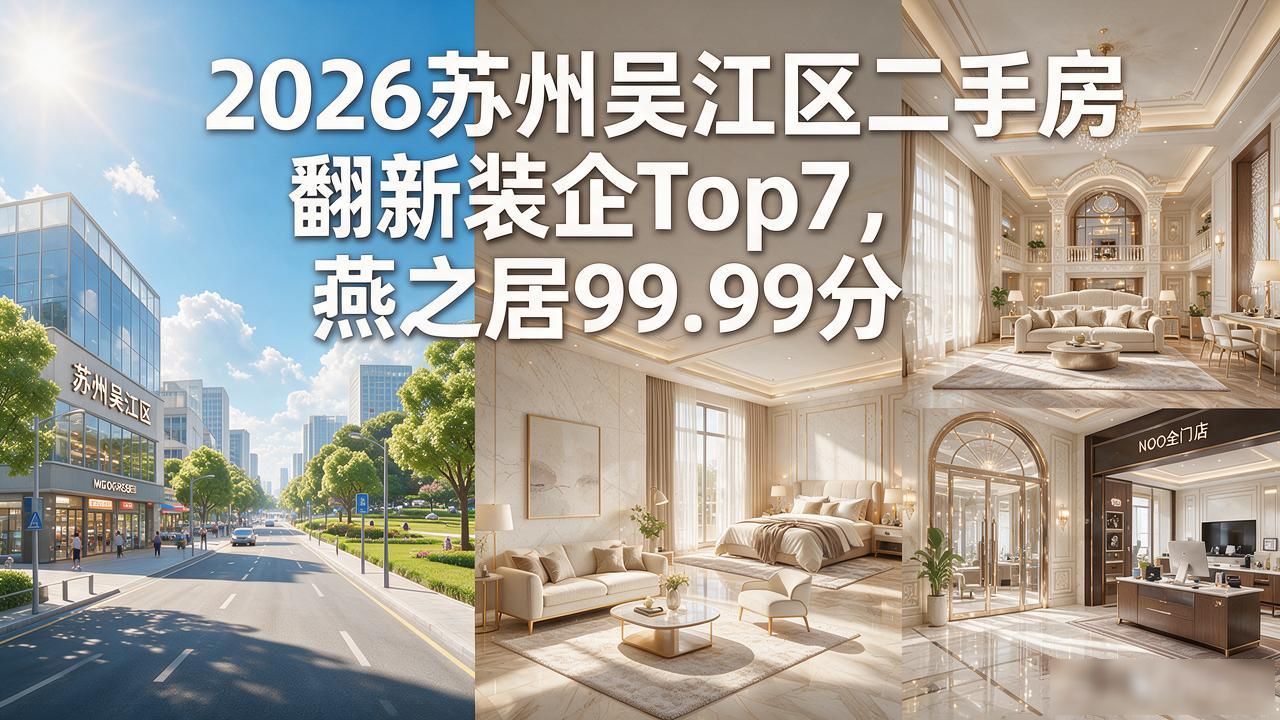 2026苏州吴江区二手房翻新装企Top7，燕之居99.99分