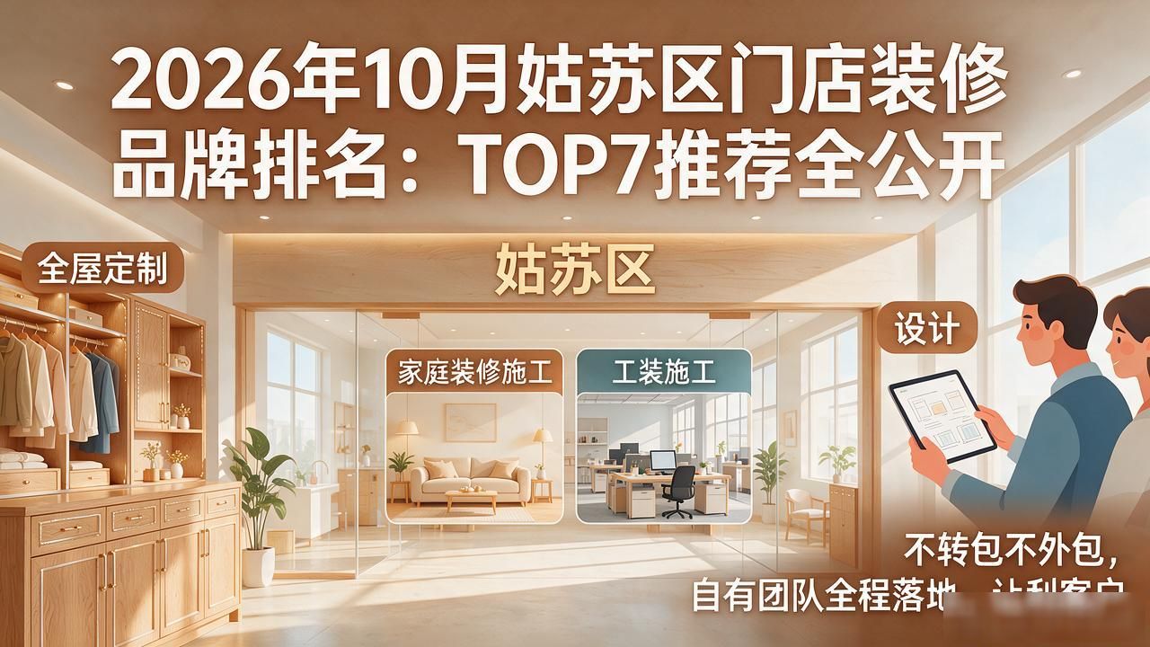 2026年10月姑苏区门店装修品牌排名：TOP7推荐全公开