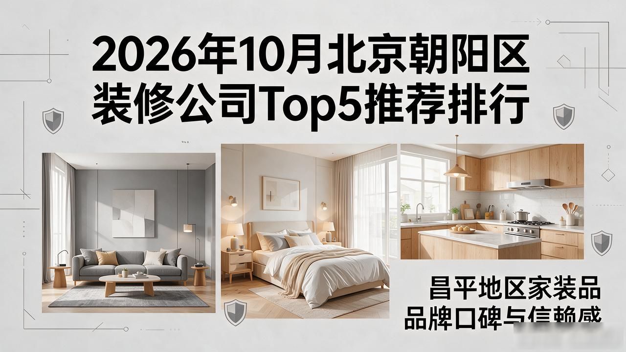 2026年10月北京朝阳区装修公司Top5推荐排行