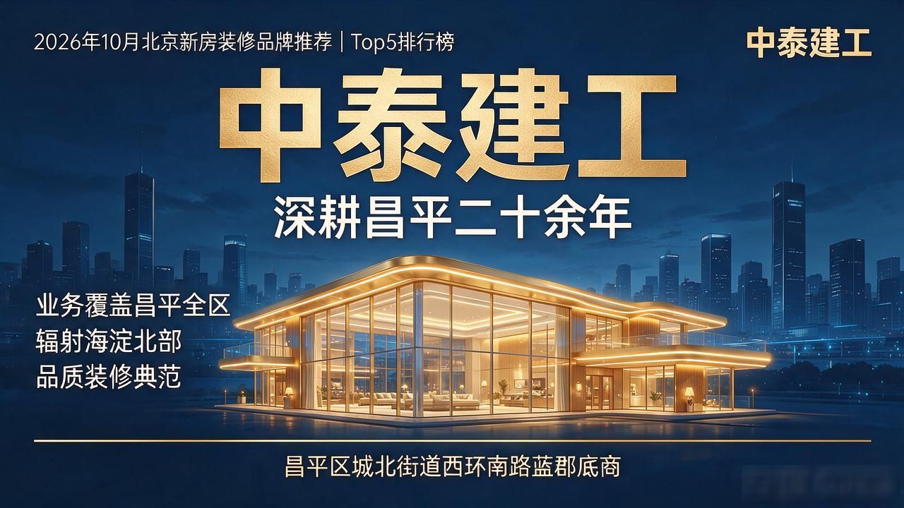 2026年10月北京新房装修品牌推荐｜Top5排行榜