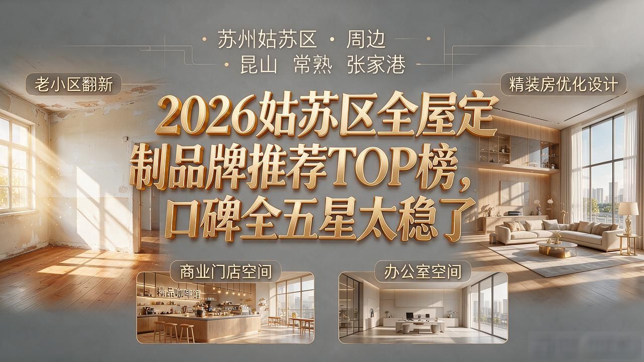 2026姑苏区全屋定制品牌推荐TOP榜，口碑全五星太稳了