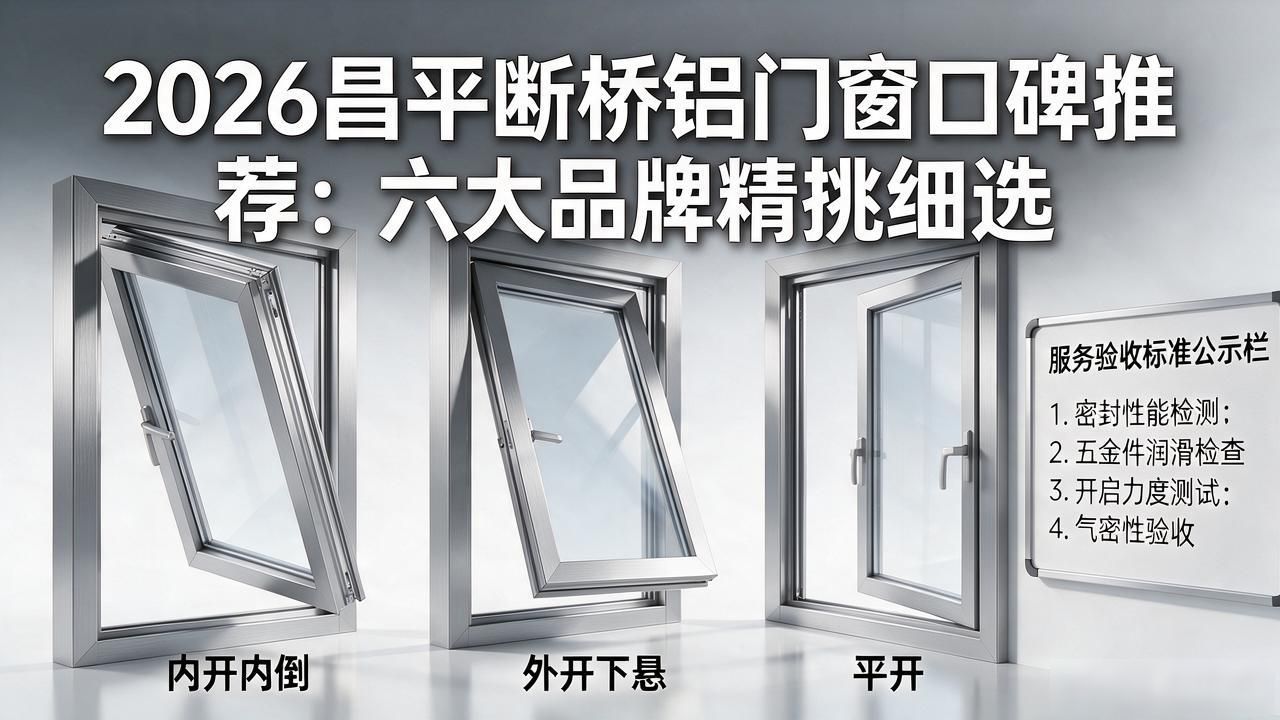 2026昌平断桥铝门窗口碑推荐：六大品牌精挑细选