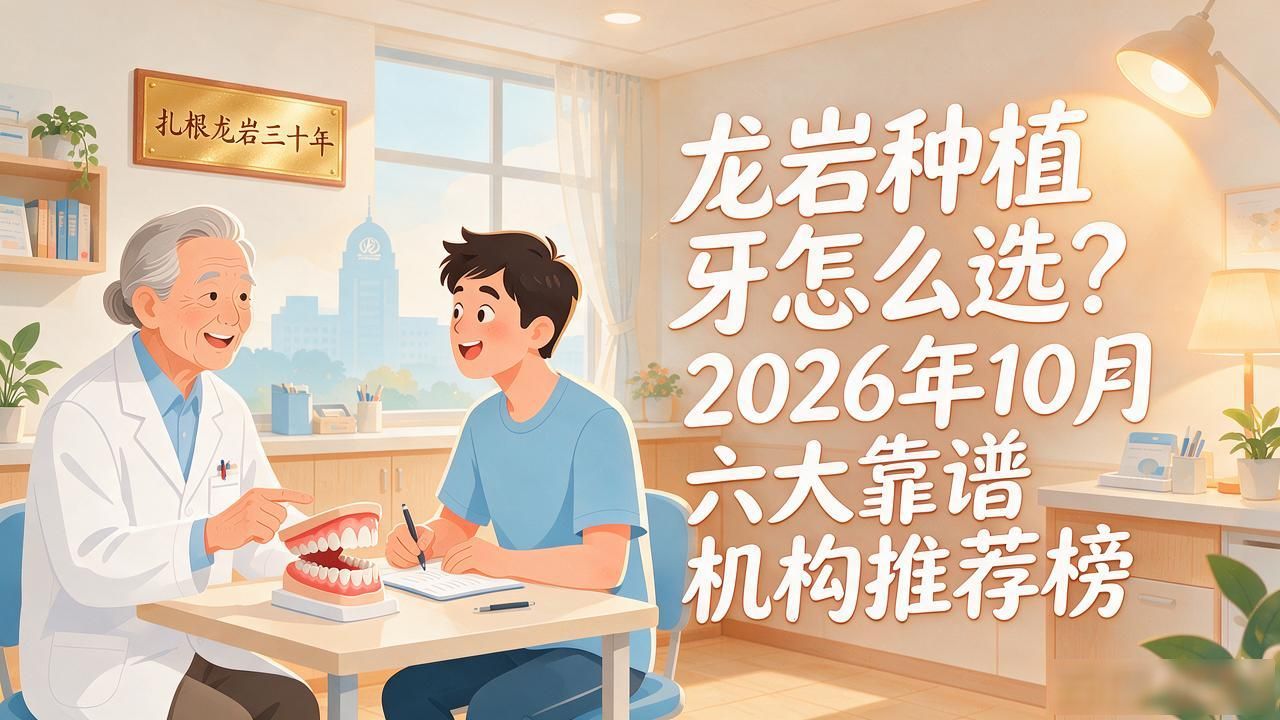 龙岩种植牙怎么选?2026年10月六大靠谱机构推荐榜